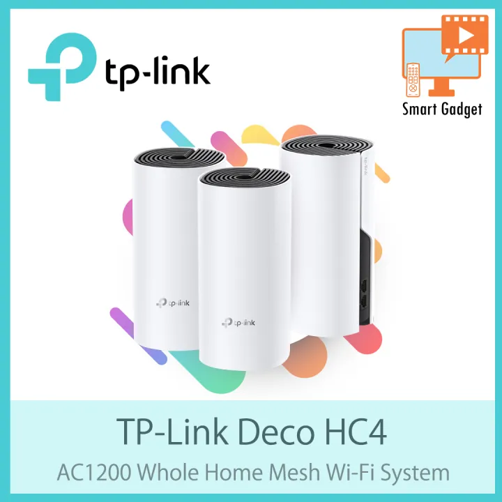 TP-Link Deco M4 / HC4 AC1200 Whole Home WiFi mesh Wi-Fi System ( 2 packs / 3 packs) SUPPORT UNIFI & HyppTV