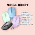 S11 ORI MOUSE ROBOT WIRELESS WIRELES OPTICAL USB RECEIVER PC LAPTOP WIRELES NIRKABEL ON OFF. 