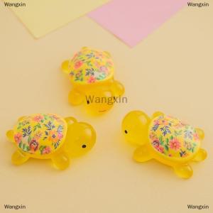 [COD] Wangxin เครื่องประดับ DIY รูปการ์ตูนรูปเต่าเรืองแสงดอกไม้เต่าเครื่องประดับเรซิ่นเรืองแสงในที่มืดอุปกรณ์ตกแต่งตู้ปลาตู้ปลาขนาดเล็ก