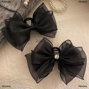 [COD] Abulaia Retro New Large Butterfly Clouds Mesh Hair Clips Fashion Ponytail Shark Grab Clip Girls Gift Hair Accessories