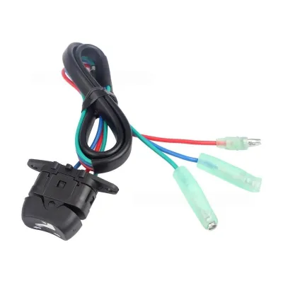 【SUNNY2015 SHIPPING】For Outboard Remote Control Box 37850-90J00 9.9-250HP DF250 Tilt SwitchBoat Trim Switch Replacement