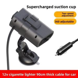 GOXBERK 12V Máy sưởi ô tô Làm nóng nhanh. Loại hút mạnh Thiết bị làm tan băng trên kính chắn gió ô tô Rã đông chống sương mù Quạt sưởi ấm và làm mát. Quạt sưởi điện ô tô Xe hơi