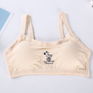 Lakoe 8-16yrs Girls Bra Studentsport Vest Teenage Tube Top Breathable Detachable Kids Underwear Baby Bra