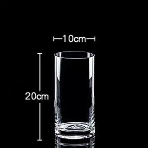 【L1-3 Days Delivery】Glass Cylinder Clear Glass Flower Vase for water plants Perfect as a Wedding Centerpiece Decorative Home Living
