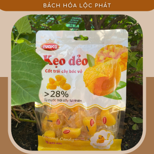 Kẹo Dẻo Xoài Bóc Vỏ FUCUCO Túi 270G ( XOÀI XANH/XOÀI CHÍN ) - Ngọt Dịu Dẻo Mịn Bóc Vỏ Siêu Ngon - Bách Hóa Lộc Phát