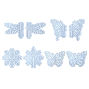Creative Silicones Mold For Homes Decors DIY Butterfly Dragonflies Snowflake Easy Demolding And Reusable Grade
