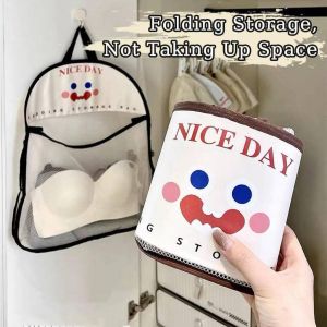 1pc Underwear Hanging Storage Organizer Bra Socks Storage Bag Clothing Bag Hanging Mesh Bag Wardrobe