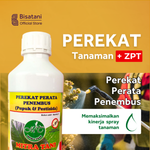 Perekat MT 1 Liter Perekat Tanaman Plus ZPT Perekat Obat Semprot Tanaman Lem Perekat Obat Tanaman