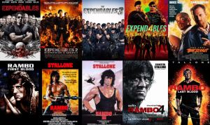 Flash Drive 64 Gb The Expendables&Rambo Boxset_The Last Boy scout ภาพ Full HD 1080p และ 4K