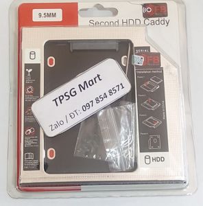 Khay mở rộng Caddy Bay 9.5mm / 12.7mm (Biến CD Room thành ổ cứng) - Hiệu FB Link