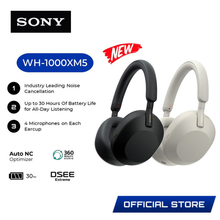  Sony WH-1000XM5 Wireless Noise Canceling Headphones