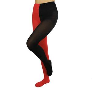 Women Two-Toned Tights Elastic Breathable Footed Leggings Christmas Thigh High Stockings Full Length Tights Leggings
