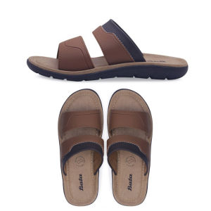 SANDAL PRIA BATA SKIP COKLAT/BLACK MODEL TERBARU SLOP KULIT PRIA DEWASA Selop Slop Termurah COD