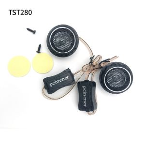 Pcinener TS-T280 Mini Tweeter 2 PCs Dome High Frequency Speaker Mini Tweeter Speaker for Car Audio