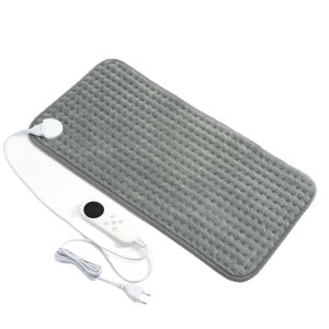 【ปรับอุณหภูมิได้】แผ่นทำความร้อนไฟฟ้า แผ่นทำความร้อน การปรับความร้อนไฟฟ้า 6 ระดับแผ่นความร้อนกายภาพบำบัดแผ่นความร้อนอย่างรวดเร็วบรรเทาอาการปวด 60*30 cm【EU Plug】