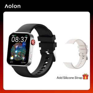 Aolon FoomS4 Smartwatch 1.91 HD Screen Custom Watch Face Bluetooth Call Receiving Message 100+ Sports Modes Running