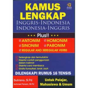 Kamus Lengkap Inggris-Indonesia Indonesia-Inggris