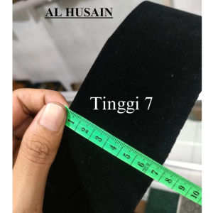 Songkok warna Hitam Peci Hitam Kopiah Hitam TINGGI 678910 Ada AC Berkualitas