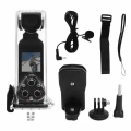Camera hành trình chống nước Pocket 2 Pro, Camera Gopro 4K HD, Máy quay phim hành động xoay 270 độ. 