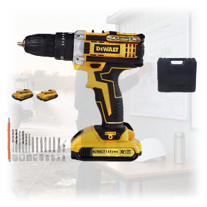 DeWalt Cordless Drill with Hammer Function – 48V Brushless Original Heavy Duty