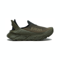 Sepatu Sneakers Pria Hoka Restore TC Dark Olive Black. 