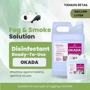 Okada Scent Fogging Disinfectant Solution -Suitable for Fogging Machine & Ready to Use