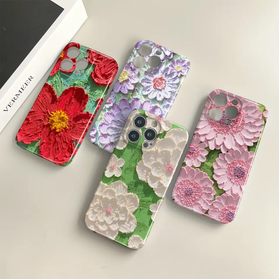Hontinga All-inclusive Film Casing For Samsung Galaxy A51 A52 A52S 5G 4G  A53 5G A73 5G Case Korean film Phone Case Bright flowers Back Casing lens 