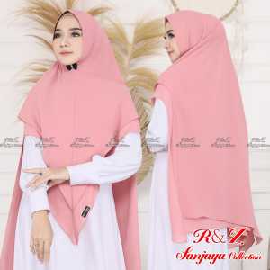 Jilbab Instan Ceruty 2 Layer JIlbab Khimar Ceruty 2 Layer Sahla Jumbo Kerudung Syari Hijab terbaru