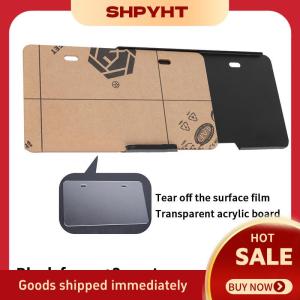SHPYHT✨ 1PCS Universal Stainless Steel Plate Cover For Motorcycle New LTO Plate Size Motorcycle License Plate Frame