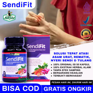 SendiFit 100% Original - Obat Asam Urat Nyeri Sendi Rematik Kolesterol Nyeri Jari Tangan Kebas Kesemutan Saraf Kejepit Sakit Lutut Lutut Kopong