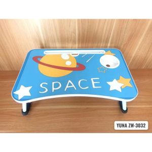 50x30 Meja Lipat Portable / Meja Laptop / Meja Belajar Anak motif polos&karakter