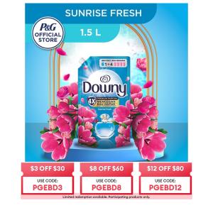 Downy Sunrise Fresh Concentrate Fabric Softener 1.5L