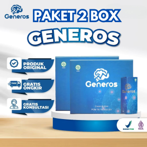 GENEROS 2 BOX Multivitamin Kecerdasan Otak Anak Atasi Speech Delay ADHD dan Autism BPOM Halal