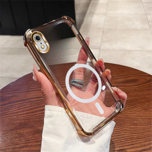 [ Shockproof ]Case For iPhone XR Phone Case 2025 New Magnetic design aesthetic Case SZ15