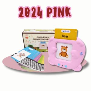 KIDDOM Kids Baby Flash Card Reader ABC Learning Educational Toys Flash Card For Kid Kad Belajar Kanak Kanak Talking Toy