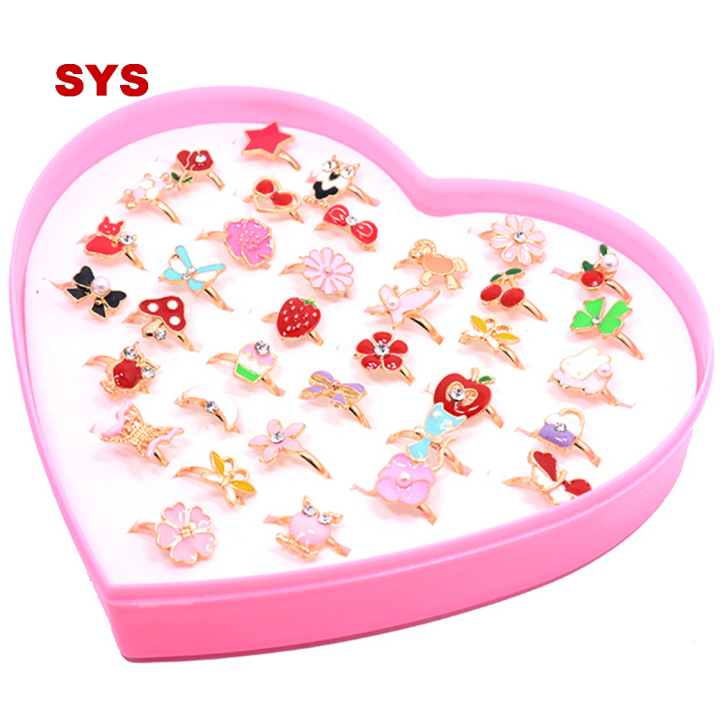 Colorful Rhinestone Gem Birthstone Rings For Mom For Little Girls  Adjustable Jewelry Box Perfect Gift For Children Pre290U From Ysatr, $35.74  | DHgate.Com