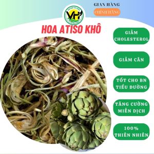 500g Bông Atiso Xanh khô nguyên chất loại 1 giảm cholesterol tốt cho hệ tiêu hóa