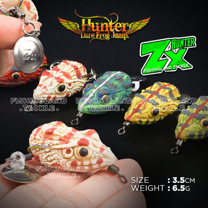 BD-FROG カスタム Hunter ZX Soft Frog 2023 | 3.5cm / 6.5g | Katak Tiruan Getah