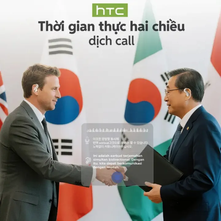 HTC NE52 AI Tai nghe dịch thuật thông minh tai nghe Bluetooth 6.0, dịch thuật thời gian thực 134 ngôn ngữ, tai nghe Bluetooth HiFi, tai nghe không dây AI, tai nghe chống ồn, thời lượng pin dài | BigBuy360 - bigbuy360.vn HTC NE52 AI Tai nghe dịch thuật thông minh tai nghe Bluetooth 6.0, dịch thuật thời gian thực 134 ngôn ngữ, tai nghe Bluetooth HiFi, tai nghe không dây AI, tai nghe chống ồn, thời lượng pin dài | BigBuy360 - bigbuy360.vn