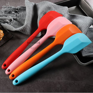 Konco dụng cụ vét bột Silicone Scrapper Cao Cấp Đầy Màu Sắc Scraper Cho Bánh Kem Thìa máy trộn bơ dụng cụ làm bánh thìa nướng Thìa dụng cụ làm bánh 1 Mảnh Kích thước lớn 28Cm
