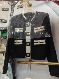 𝓑𝓪𝓸 𝓧𝓲𝓷𝓱 Áo len dài tay khuy đồng áo khoác cardigan len co dãn có đệm vai nhiều màu