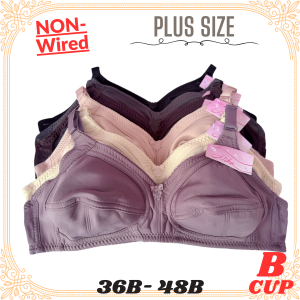 Soft Cotton B cup Ladies Bra 36B-48B non wired Baju dalam wanita tanpa dawai 2013
