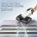 Handheld Bed Vacuum Cleaner Machine with UV Light Washable HEPA Filter Anti-Mites Mattress Vacuum Cleaner for Deep Clean of Fur Hair Dust Bed Bugs on Sofa Couch Carpet and other Fabric. 