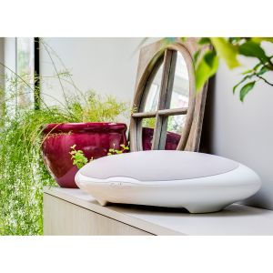 Cabasse Stream 1 Wireless Speaker - Coaxial Midrange-Tweeter and 17cm Woofeer Drivers - DLNA, WPS, and Multiple Streaming Services - Black/White