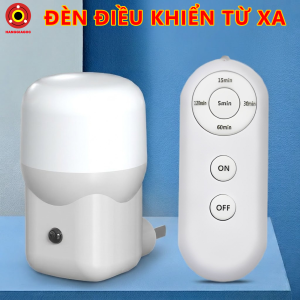 Đèn Điều Khiển Không Dây SL12 Remote Bật Tắt Từ Xa Và Hẹn Giờ Tiện Lợi Công Suất 10W Tiết Kiệm Điện