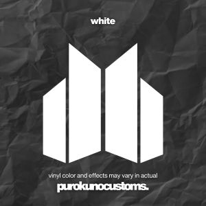 BTS ARMY LOGO V1 WATERPROOF CAR & MOTORCYLE VINYL DECAL STICKER - KPOP SERIES BANGTAN ARMY