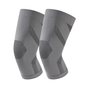 สนับเข่าอุปกรณ์พยุงเข่าผู้หญิงและผู้ชายแขนการกดเข่าใช้งานง่ายแผ่นรองเข่าที่ใช้งานได้จริงสำหรับวิ่งออกกำลังกาย
