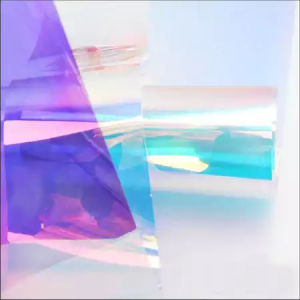 Decal phim nhiều màu hologram cầu vồng có keo sẵn