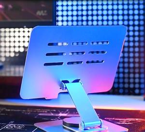 HOL Laptop Stand and Tablet Holder - 360° Rotating Base Solid Aluminum AlloyCompatible with 9.7-17 Inch Laptops