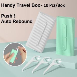 Automatic dispense Adult dental floss 自动牙签💖 with Handy dental Refill pack